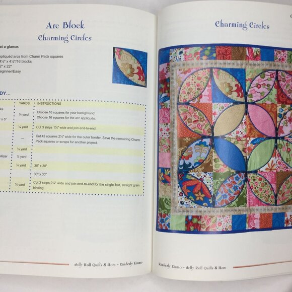 Kimberly Einmo Jelly Roll Quilts & More Quilting Patterns Designs Ideas Book - Picture 9 of 12
